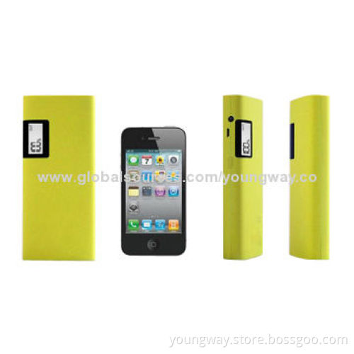 8000mAh Portable Power Bank, OEM Mobile Charger, Flashlight , Size: 140*62.8*21.5mmNew